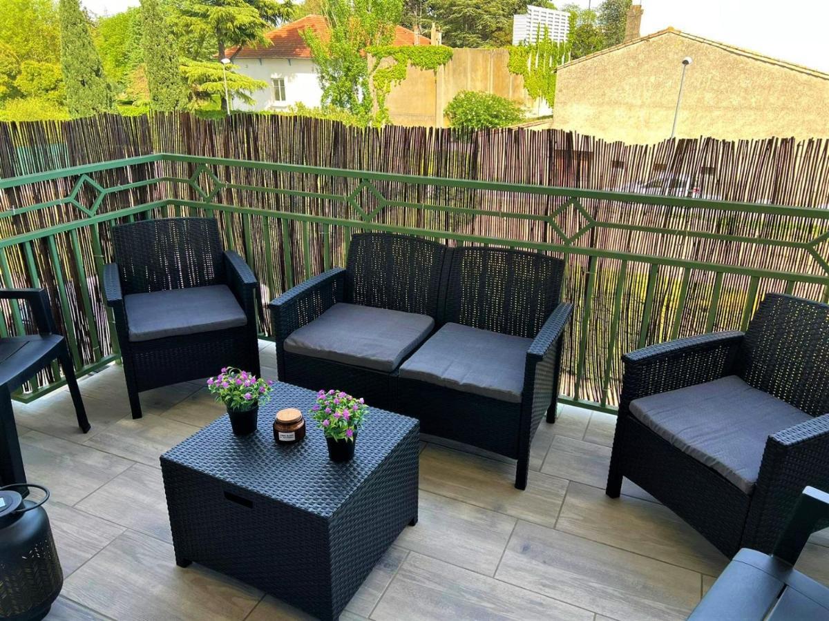 Appartement Proche Cite Medievale Et Centre Ville - Parking Prive Carcassonne Ngoại thất bức ảnh